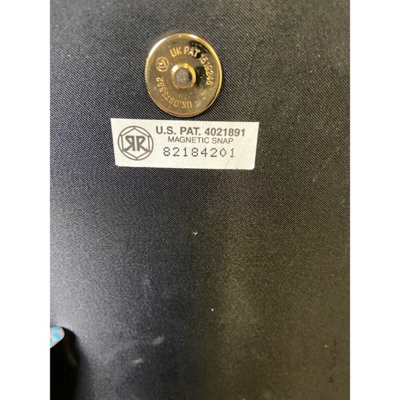 Vintage La Regale Black Velvet Clutch With Shoulder Strap ~~minty~~ - Picture 8 of 9